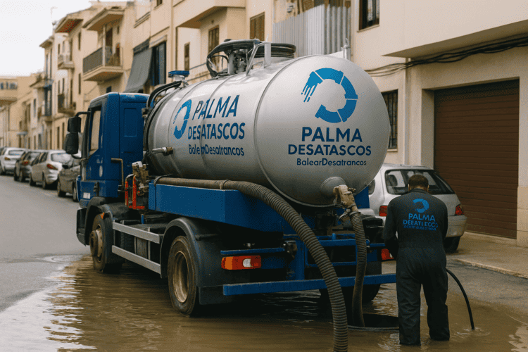Desatascos Mallorca Palma BalearDesatrancos camión cuba