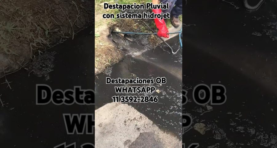 desatasco con equipo de succión a presión