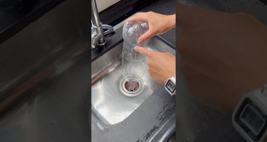 desatasco de fregadero doméstico sin desmontar